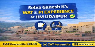 IIM Udaipur PI & WAT Experience for MBA Admissions